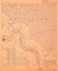 1892 Map of Donaldsonville