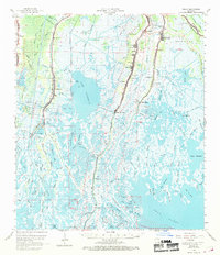 Download a high-resolution, GPS-compatible USGS topo map for Dulac, LA (1969 edition)