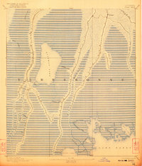 1894 Map of Dulac, 1922 Print