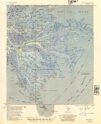 Download a high-resolution, GPS-compatible USGS topo map for East Delta, LA (1954 edition)