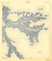 Download a high-resolution, GPS-compatible USGS topo map for East Delta, LA (1924 edition)