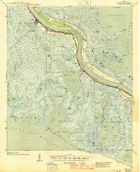 Download a high-resolution, GPS-compatible USGS topo map for Empire, LA (1944 edition)