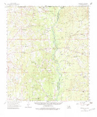 Download a high-resolution, GPS-compatible USGS topo map for Felixville, LA (1983 edition)