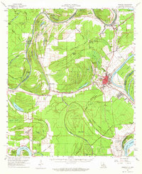 Download a high-resolution, GPS-compatible USGS topo map for Ferriday, LA (1965 edition)