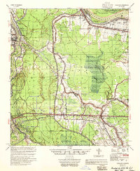 1955 Map of Fordoche, LA