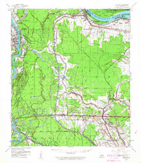 preview thumbnail of historical topo map of Fordoche, LA in 1959