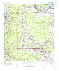 preview thumbnail of historical topo map of Fordoche, LA in 1959