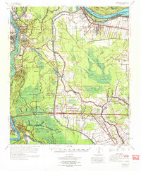preview thumbnail of historical topo map of Fordoche, LA in 1970