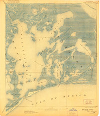 Download a high-resolution, GPS-compatible USGS topo map for Fort Livingston, LA (1921 edition)