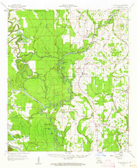 Download a high-resolution, GPS-compatible USGS topo map for Fort Necessity, LA (1962 edition)