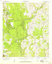 Download a high-resolution, GPS-compatible USGS topo map for Fort Necessity, LA (1959 edition)