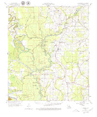 Download a high-resolution, GPS-compatible USGS topo map for Fort Necessity, LA (1979 edition)