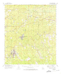 Download a high-resolution, GPS-compatible USGS topo map for Fort Polk, LA (1975 edition)