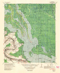 1948 Map of St. Martin County, LA, 1951 Print