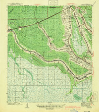 Download a high-resolution, GPS-compatible USGS topo map for Gibson, LA (1941 edition)
