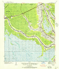 Download a high-resolution, GPS-compatible USGS topo map for Gibson, LA (1956 edition)