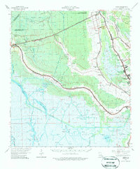 Download a high-resolution, GPS-compatible USGS topo map for Gibson, LA (1986 edition)