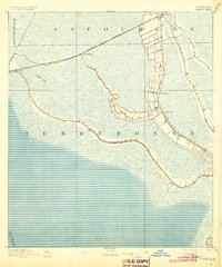 1892 Map of Gibson, 1904 Print