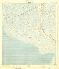 1892 Map of Gibson, 1932 Print