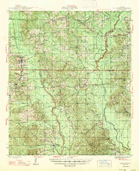 1947 Map of Goldonna