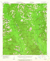 preview thumbnail of historical topo map of Goldonna, LA in 1957