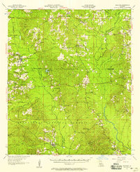 1957 Map of Goldonna, LA