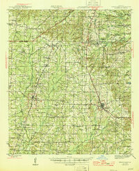 1945 Map of Grand Cane