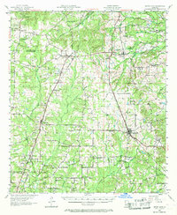 Download a high-resolution, GPS-compatible USGS topo map for Grand Cane, LA (1968 edition)