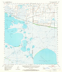 Download a high-resolution, GPS-compatible USGS topo map for Grand Lake East, LA (1964 edition)