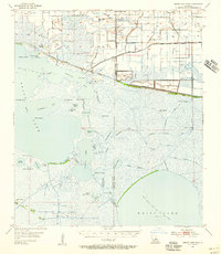 Download a high-resolution, GPS-compatible USGS topo map for Grand Lake East, LA (1956 edition)