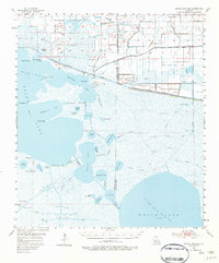 Download a high-resolution, GPS-compatible USGS topo map for Grand Lake East, LA (1983 edition)