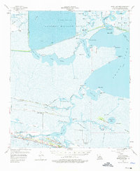 Download a high-resolution, GPS-compatible USGS topo map for Grand Lake West, LA (1976 edition)