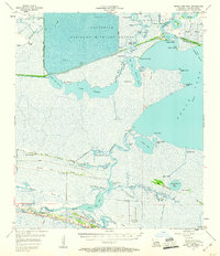 Download a high-resolution, GPS-compatible USGS topo map for Grand Lake West, LA (1960 edition)