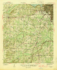 1945 Map of Greenwood