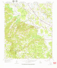 preview thumbnail of historical topo map of Natchitoches County, LA in 1957