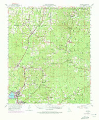 Download a high-resolution, GPS-compatible USGS topo map for Hodge, LA (1973 edition)
