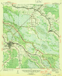 1944 Map of Houma