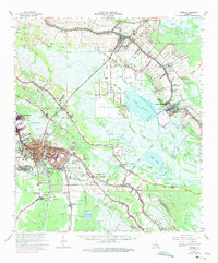 Download a high-resolution, GPS-compatible USGS topo map for Houma, LA (1975 edition)