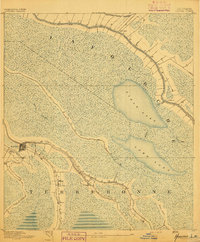1892 Map of Houma