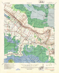 1937 Map of Iberia County, LA, 1949 Print