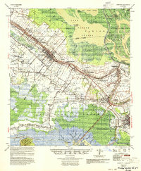 preview thumbnail of historical topo map of Jeanerette, LA in 1954