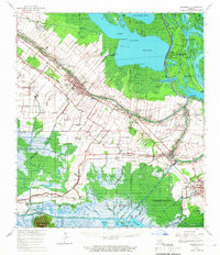 Download a high-resolution, GPS-compatible USGS topo map for Jeanerette, LA (1967 edition)