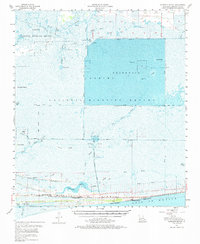 Download a high-resolution, GPS-compatible USGS topo map for Johnsons Bayou, LA (1975 edition)
