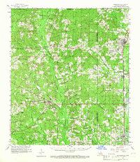 preview thumbnail of historical topo map of Kentwood, LA in 1958