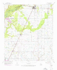Download a high-resolution, GPS-compatible USGS topo map for Kinder, LA (1976 edition)