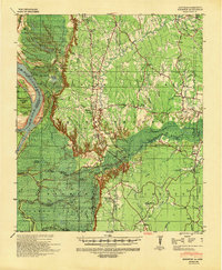 1939 Map of Kingston, 1949 Print