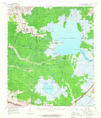 Download a high-resolution, GPS-compatible USGS topo map for Lac Des Allemands, LA (1966 edition)