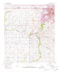 Download a high-resolution, GPS-compatible USGS topo map for Lafayette, LA (1981 edition)