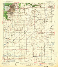 1942 Map of Lake Charles