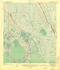 preview thumbnail of historical topo map of Lafourche County, LA in 1941